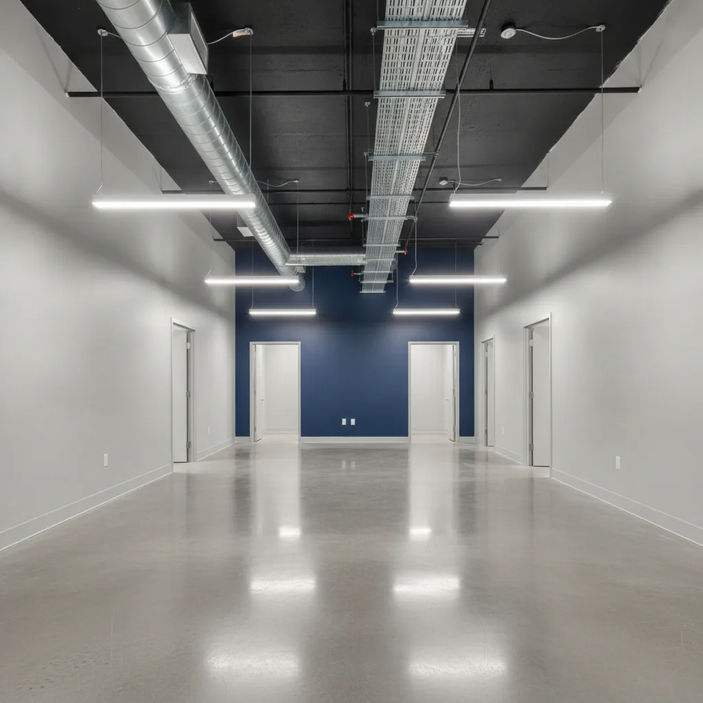 Finished commercial tenant build-out